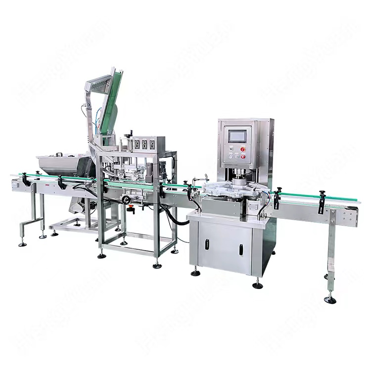 Quality Automatic Honey Glass Jars Vacuum Capping Machine HYSC-X30 