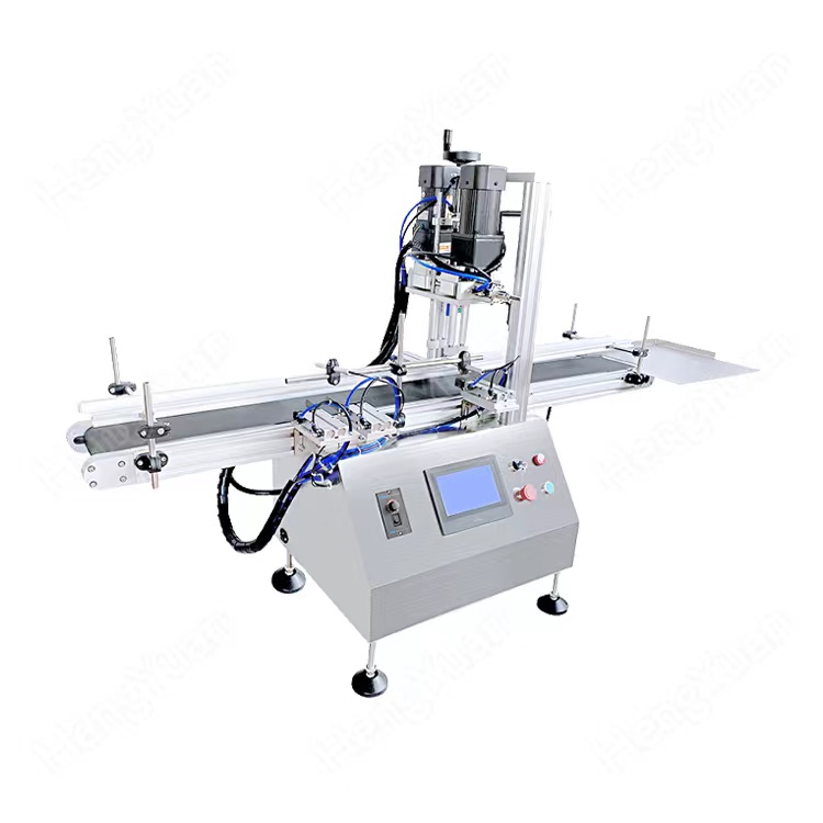 HYXG-4CT Desktop Automatic Four Wheels Clamping Lid Bottle Capping Machine.jpg