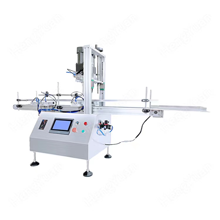 HYXG-4CT Desktop Automatic Four Wheels Clamping Cap Bottle Capping Machine.jpg