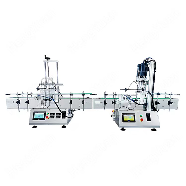 HYXG-4CT Automatic Four Wheels Clamping Cap Bottle Capping Machine Line.jpg