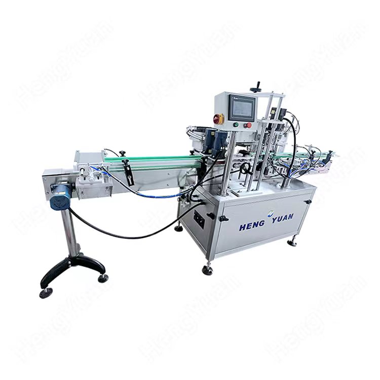 HYYG-600 Automatic Linear Fetching Lid Pressing-on Capping Machine.jpg