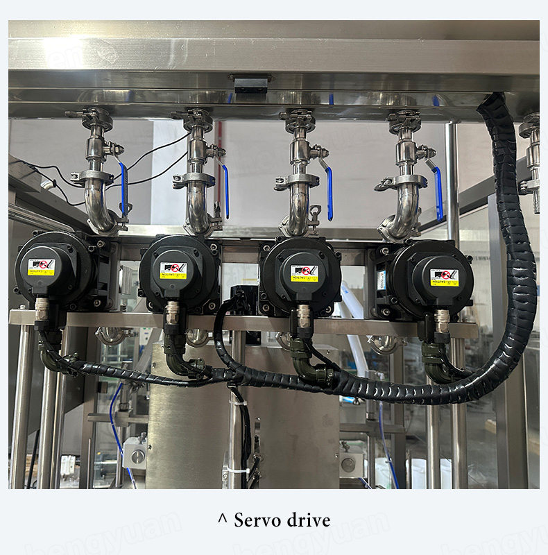 Automatic Gear Pump Dosing Filling Machine Servo Motor HYGP-100L 