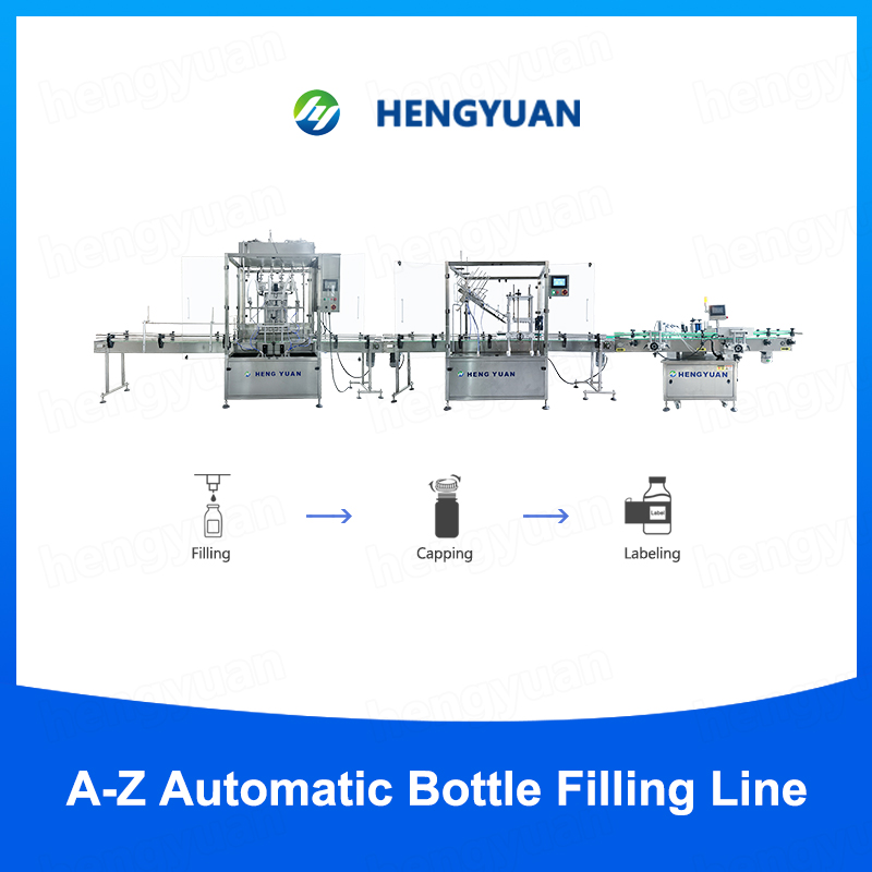 Automatic Servo Gear Pump Dosing Bottle Filling Line HYGP-100L 