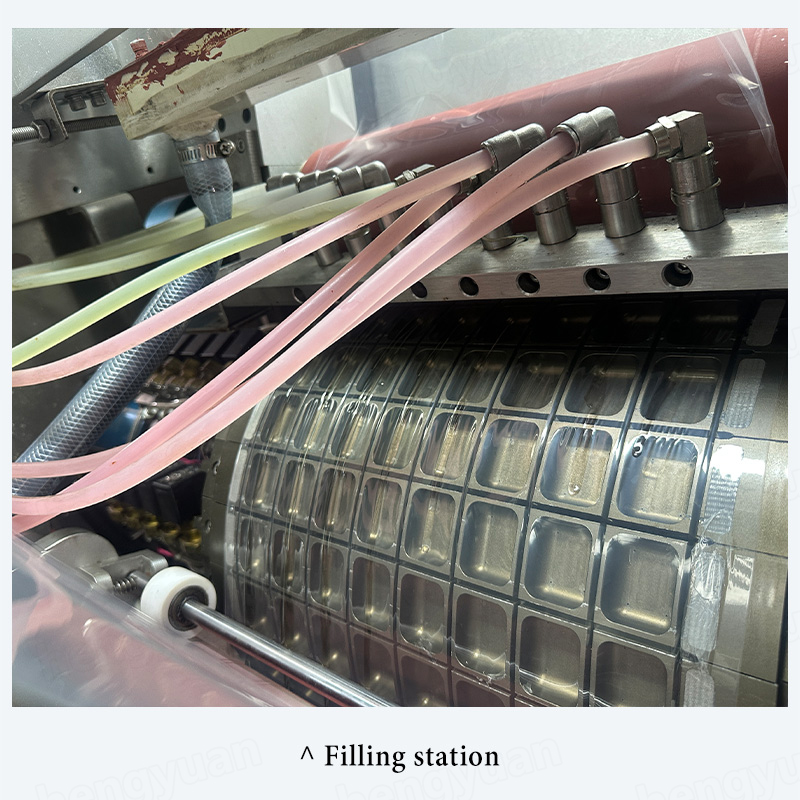 Automatic Drum Type PVA Pod Packaging Machine Filling Station HYSR-300RG