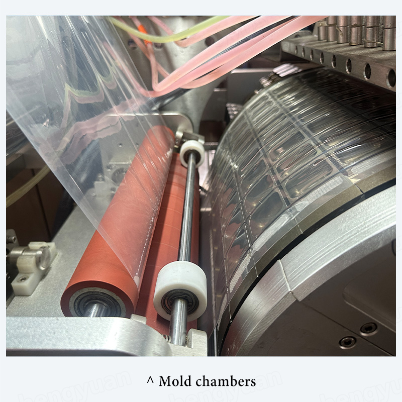 Automatic Drum Type PVA Pod Packaging Machine Mold Chambers HYSR-300RG