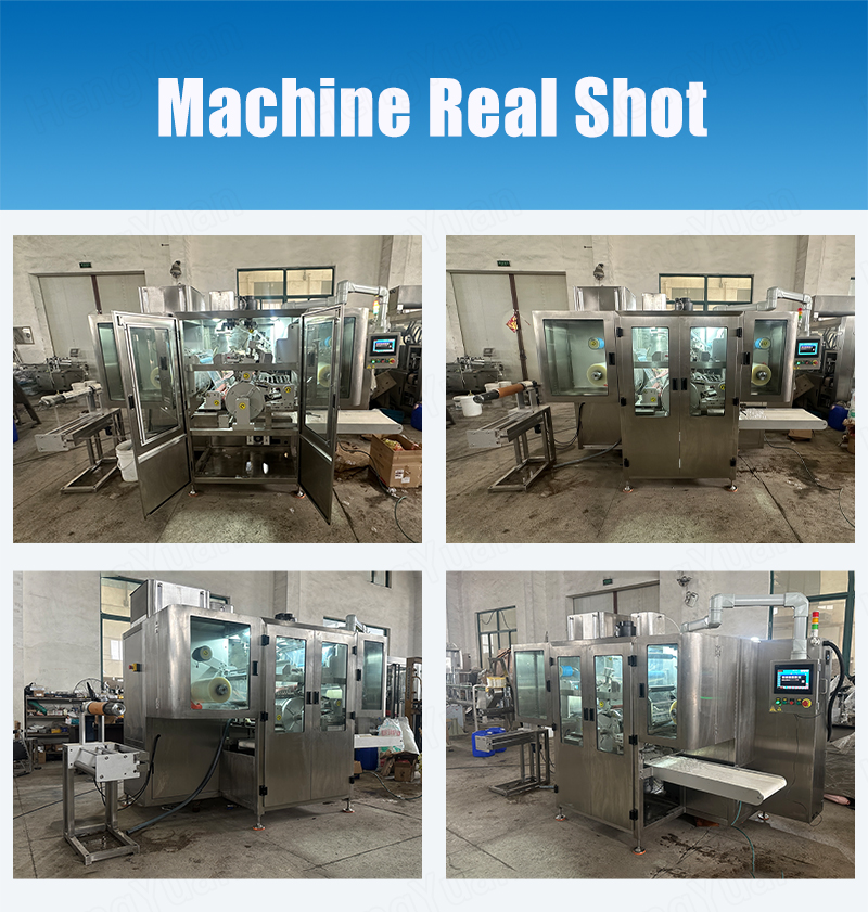 Automatic Drum Type PVA Pod Packaging Machine Real Shot HYSR-300RG