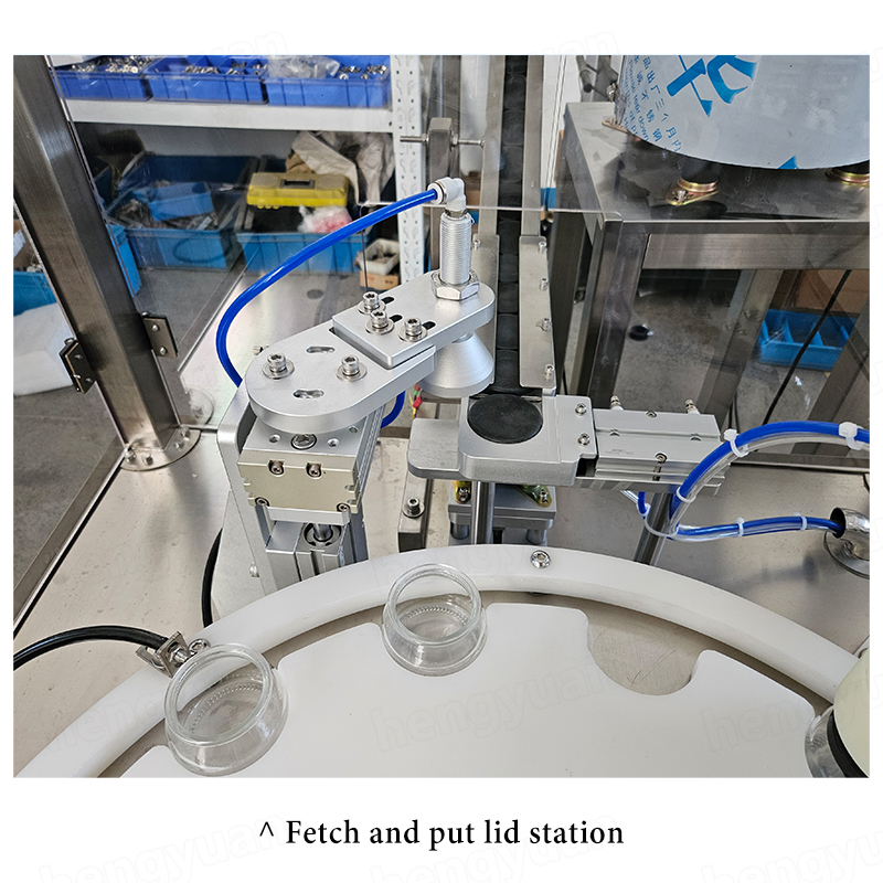 Automatic Pressing-on Bottle Capping Machine Putting Lid HYYG-1R 