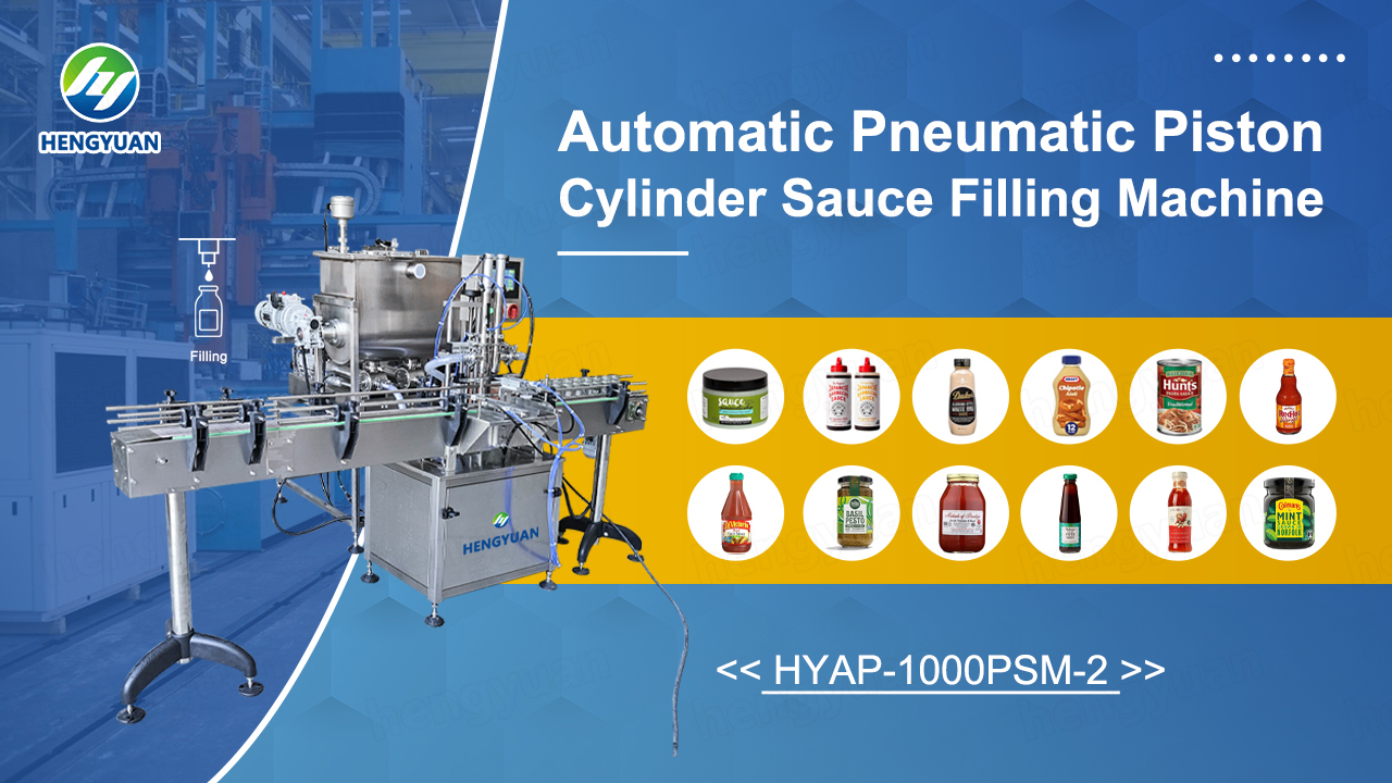 Automatic Pneumatic Piston Sauce Filler HYAP-1000PSM-2