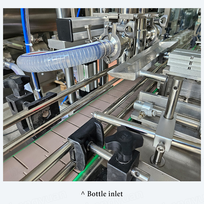 Automatic Sauce Filling Machine Bottle Inlet HYAP-1000PSM-2