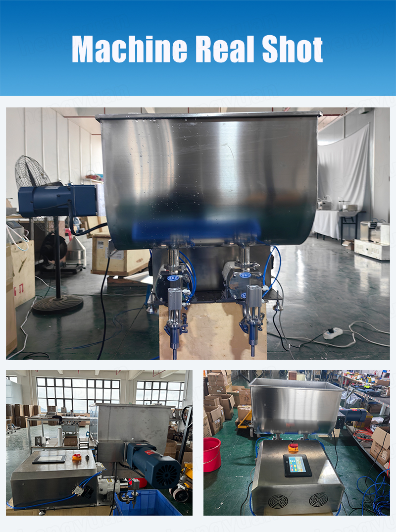 Semi-automatic Rotor Pump Filling Machine Real Shot HYRO-S20