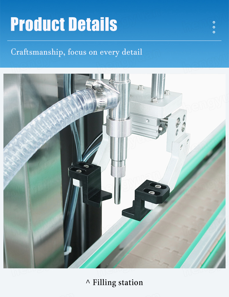 HYGP-A100 Automatic Bottle Filling Machine Detail with title