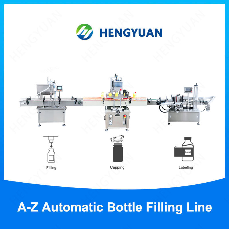 HYGP-A100 Automatic Servo Gear Pump Bottle Filling Machine Line