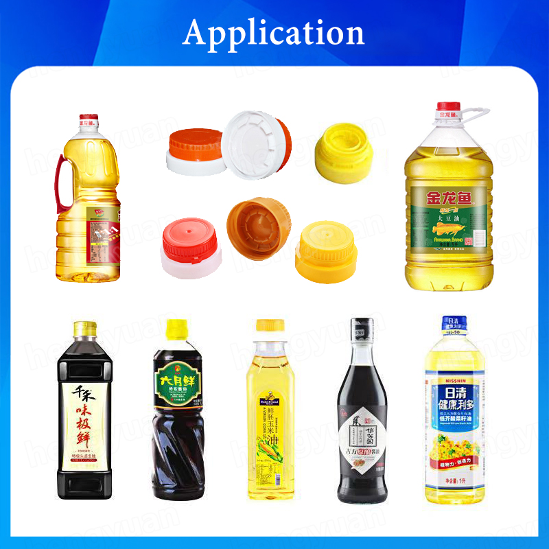 HYYG-200B Automatic Bottle Pressing-on Capping Machine application
