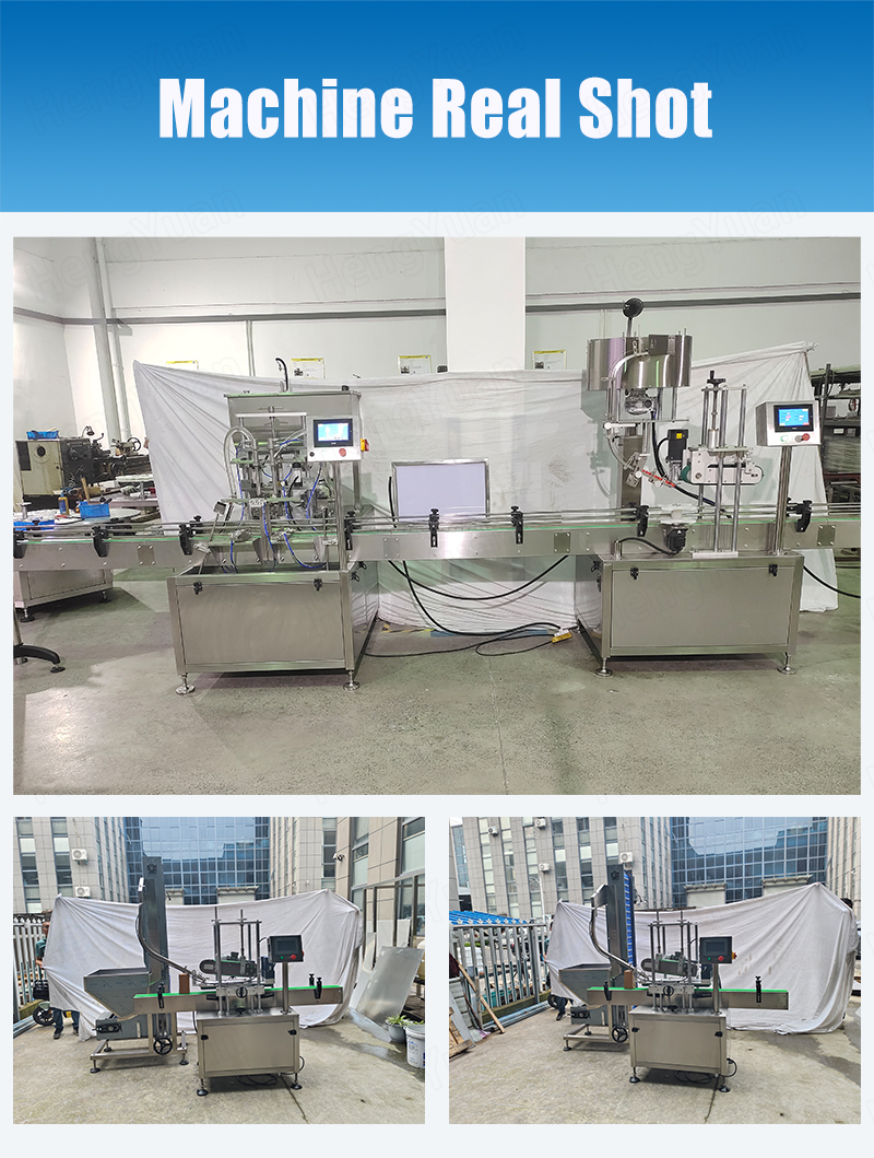 HYYG-200B Automatic Bottle Pressing-on Capping Machine Real Shot