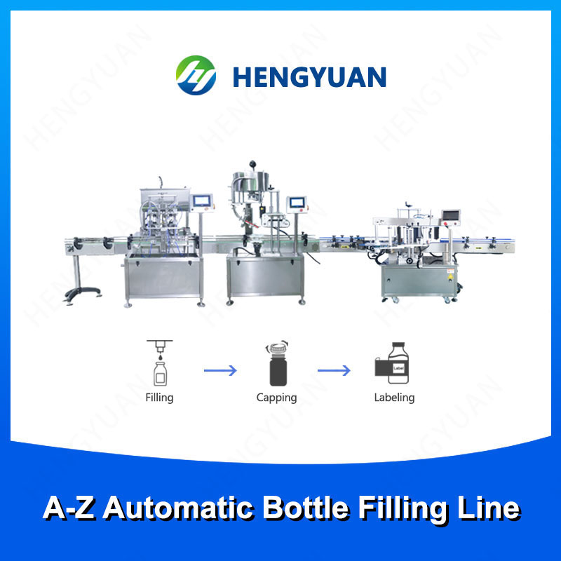 HYYG-200B Automatic Bottle Filling Pressing-on Capping Line