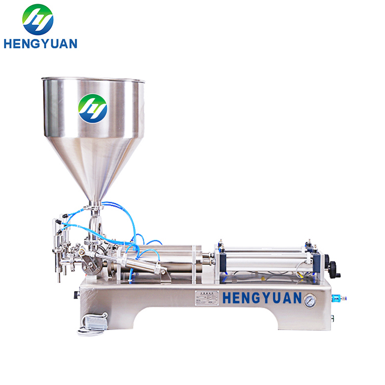 HYSP2-P Desktop Pneumatic Piston Cylinder Two-heads Filling Machine