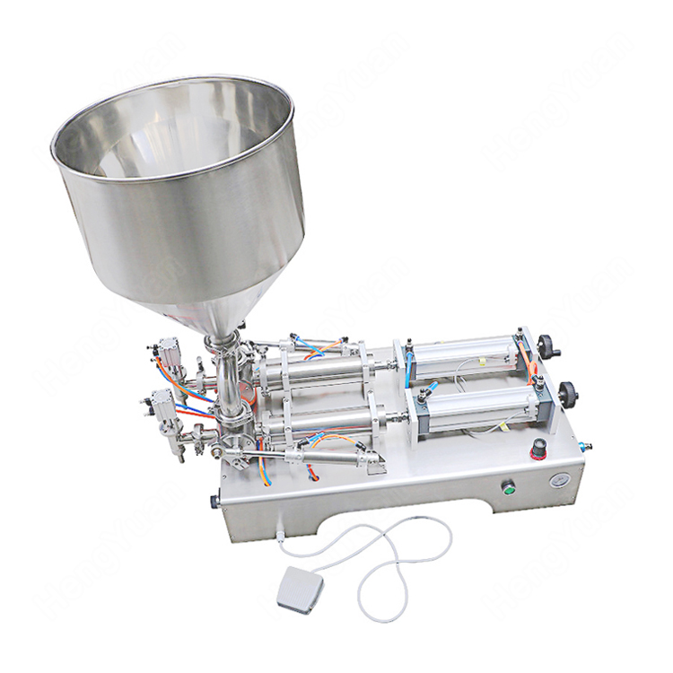 HYSP2-P Desktop Pneumatic Piston Cylinder Two-heads Filler