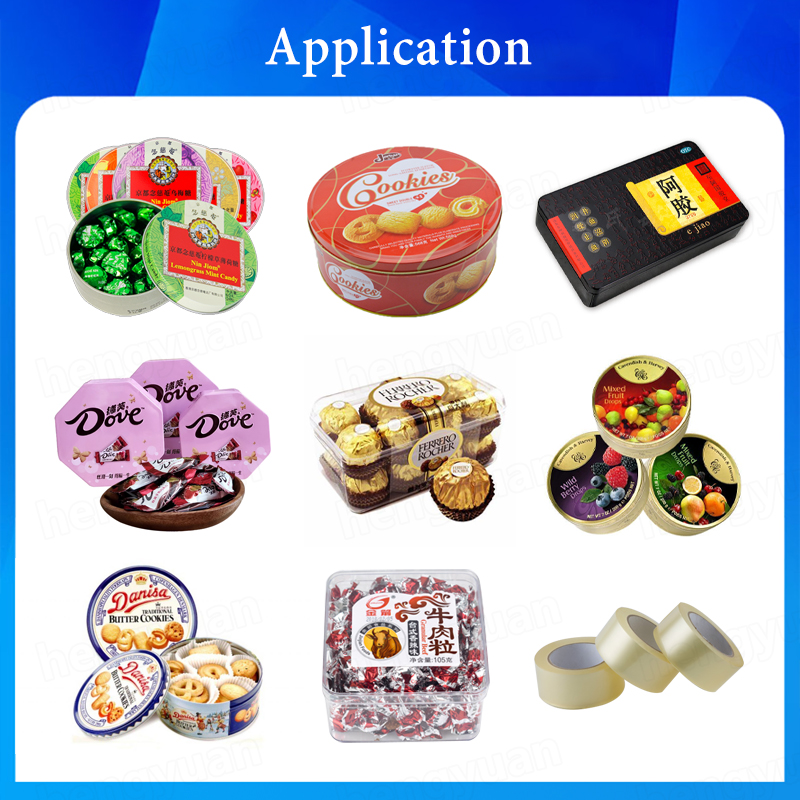 HYFKJ-T250 Semi-automatic Tape Sealing Machine application