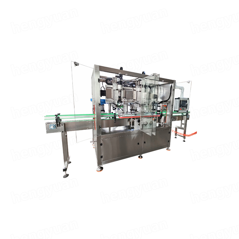 HYXG-2D Automatic Double Heads Bottle Screwing-on Capping Equipment