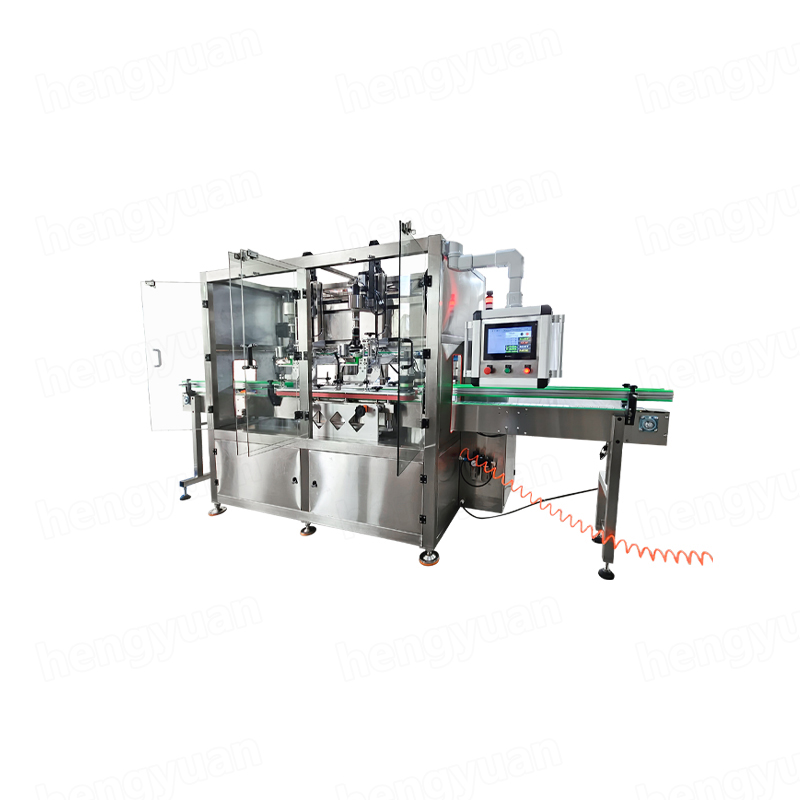 HYXG-2D Automatic Double Heads Bottle Screwing-on Capping Equipments