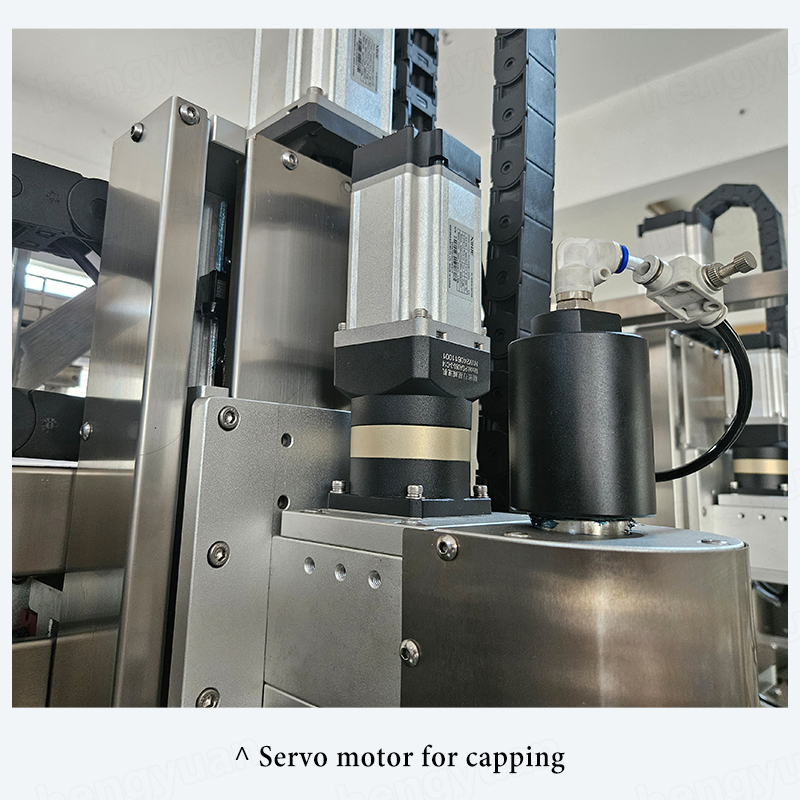 HYXG-2D Automatic Screwing-on Bottle Capping Machine Detail 6 Servo Motor for Capping