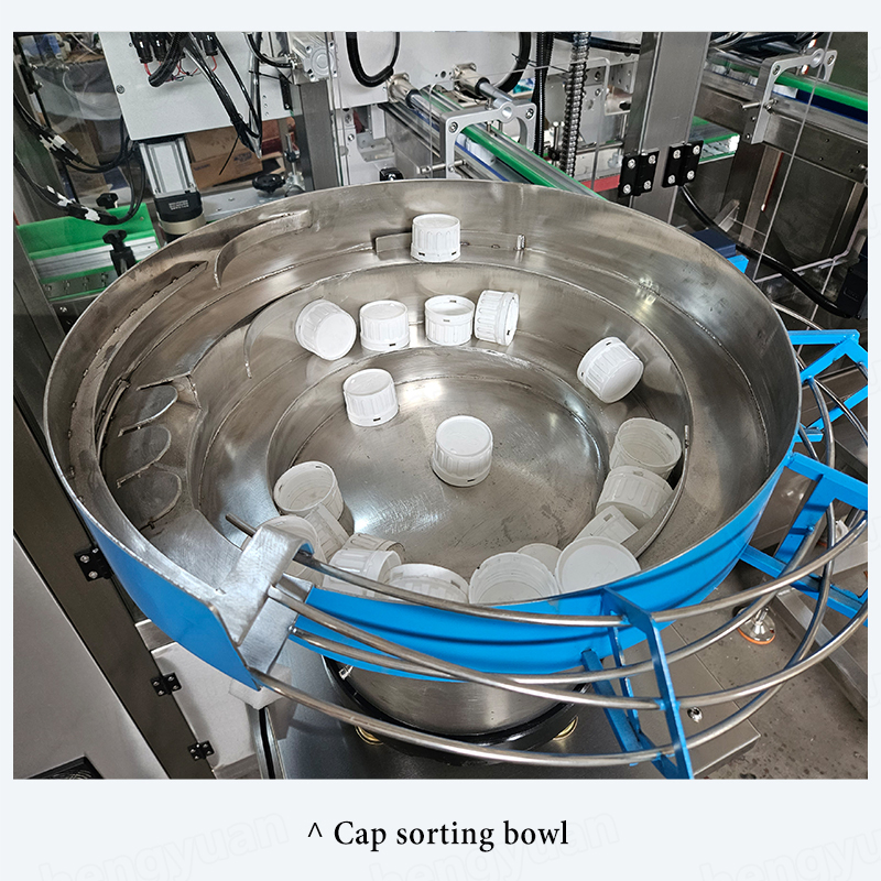 HYXG-2D Automatic Screwing-on Bottle Capping Machine Detail 12 Cap Sorter
