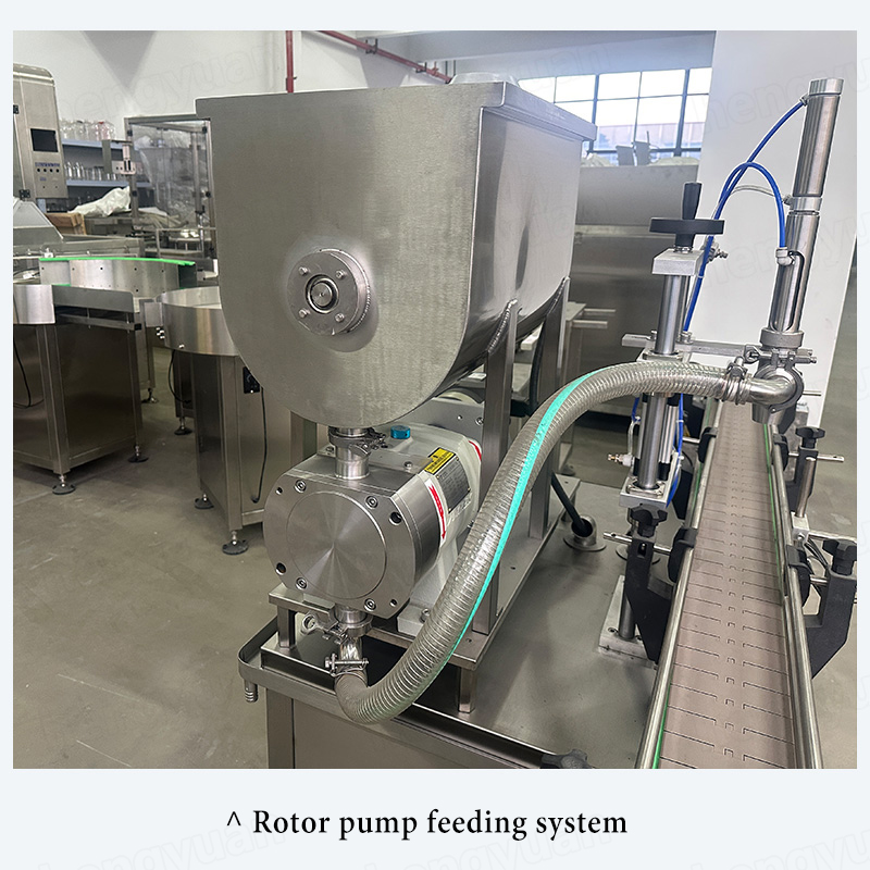 HYRO-A100-S 3 Rotor pump feeding system of Rotor pump sauce filling machine