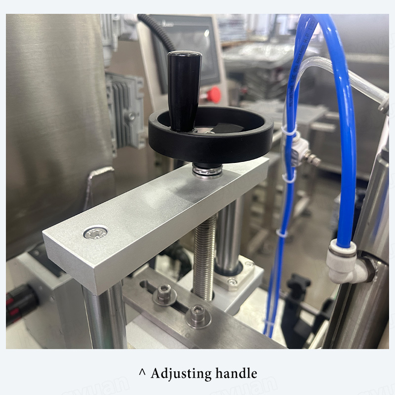HYRO-A100-S 6 Adjusting handle of Rotor pump sauce filling machine