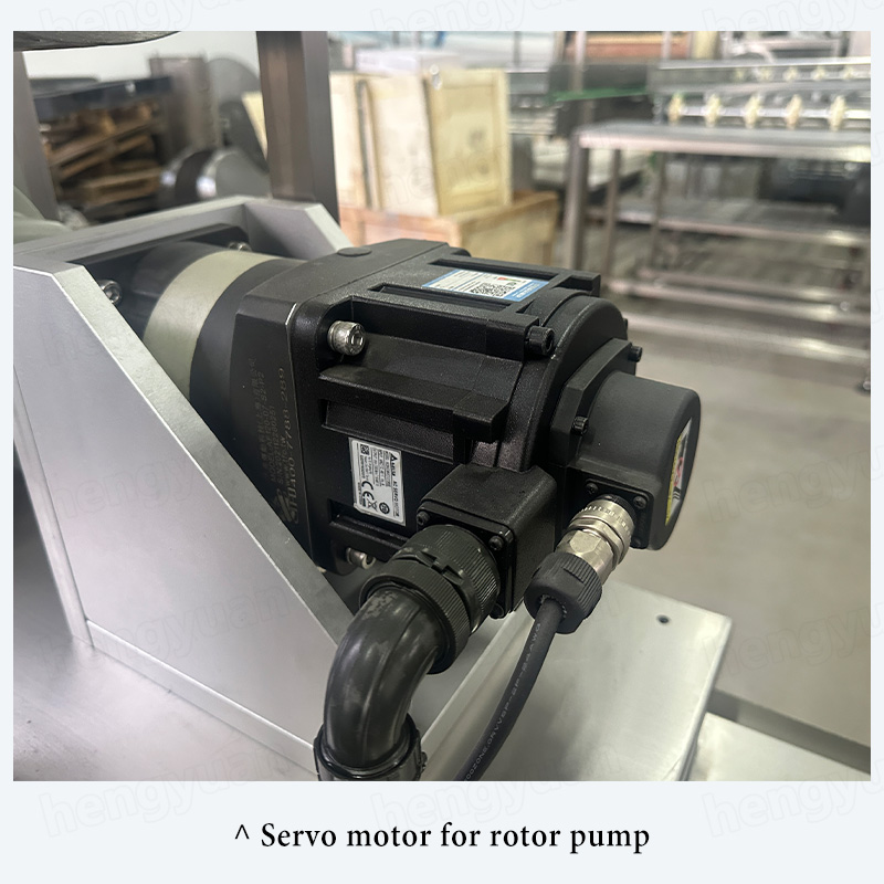 HYRO-A100-S 7 Servo motor of Rotor pump sauce filling machine