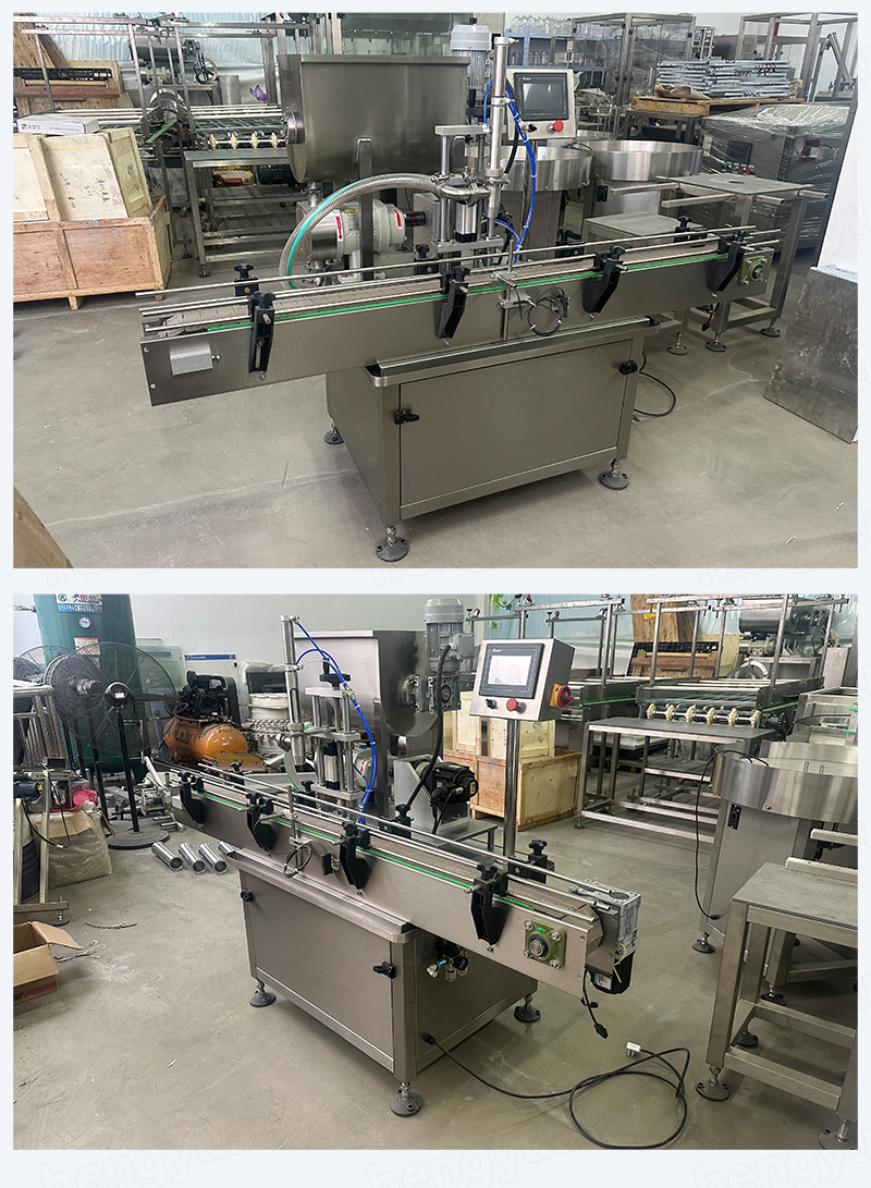 HYRO-A100-S real shot of Rotor pump single head filling machine