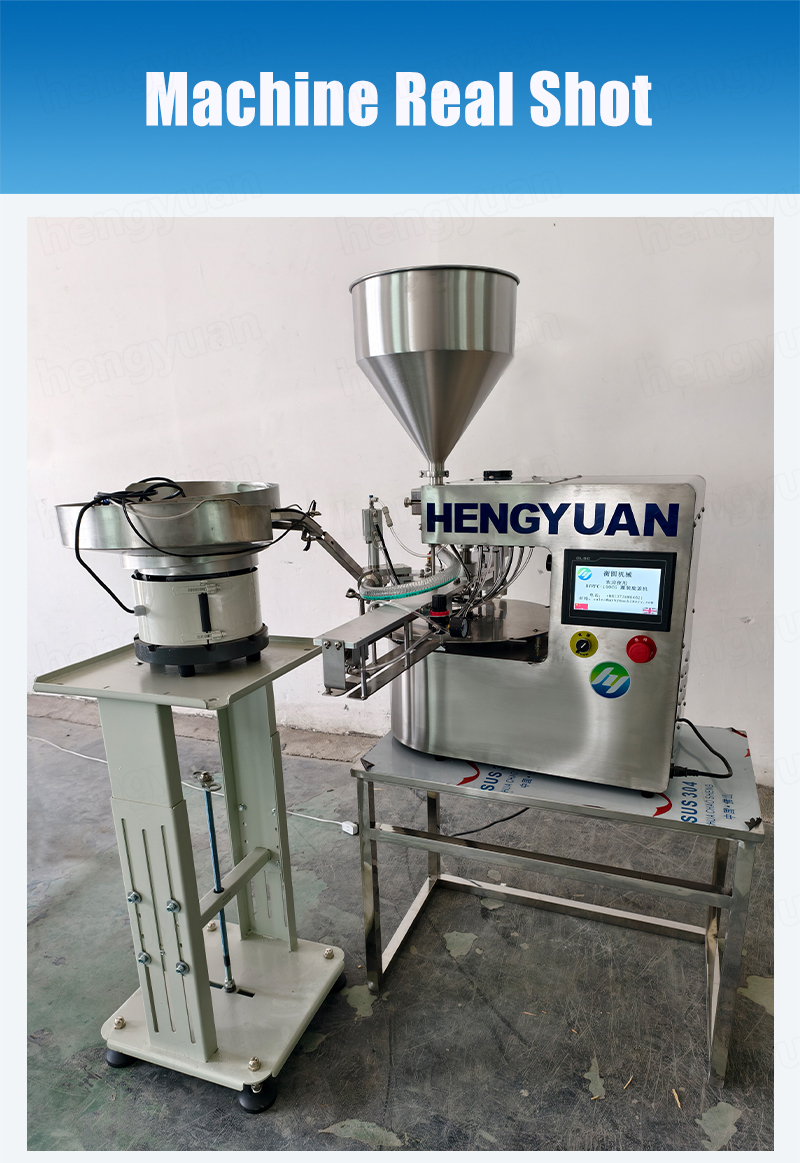 HYRFC-100CG Spout Pouch Single Head Filling Capping Machine Real Shot