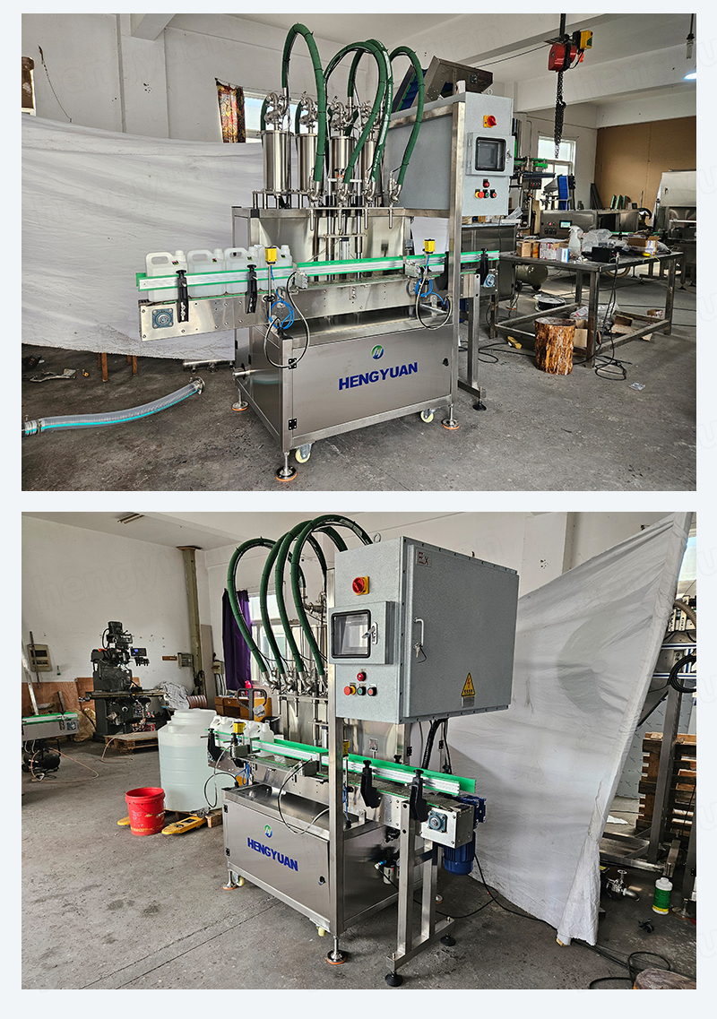 HYPF-5000PS-EX Explosion-proof Pneumatic Piston Filler Real Shot