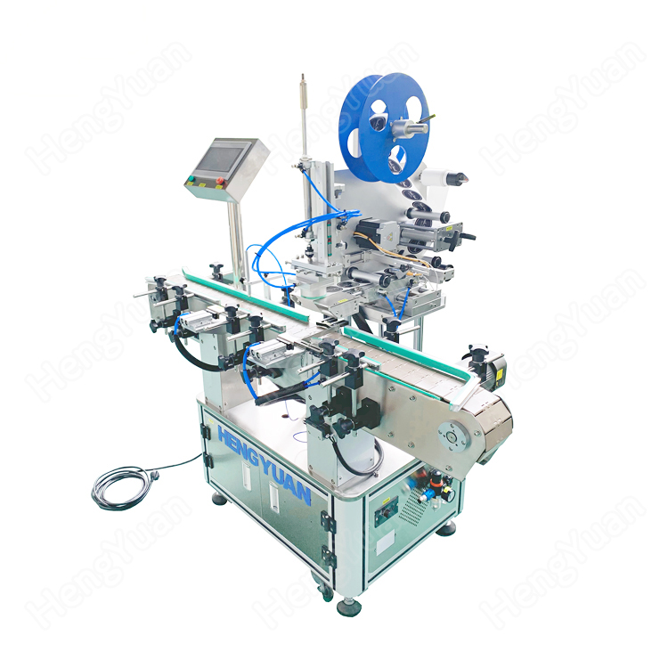 Automatic top side plane surface sticker label applicator