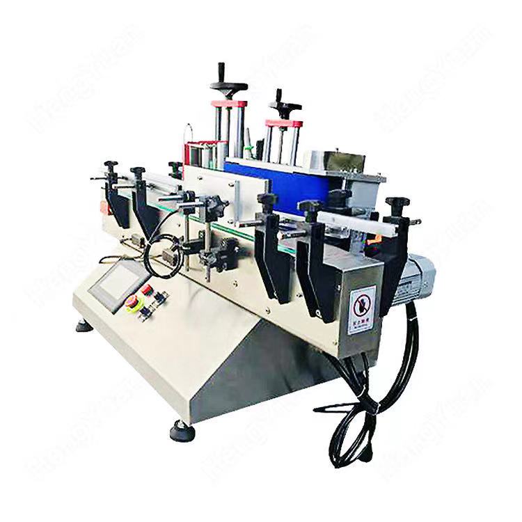 desktop automatic round bottle label application machine